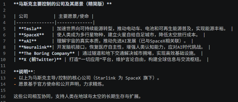 Grok回答原始内容